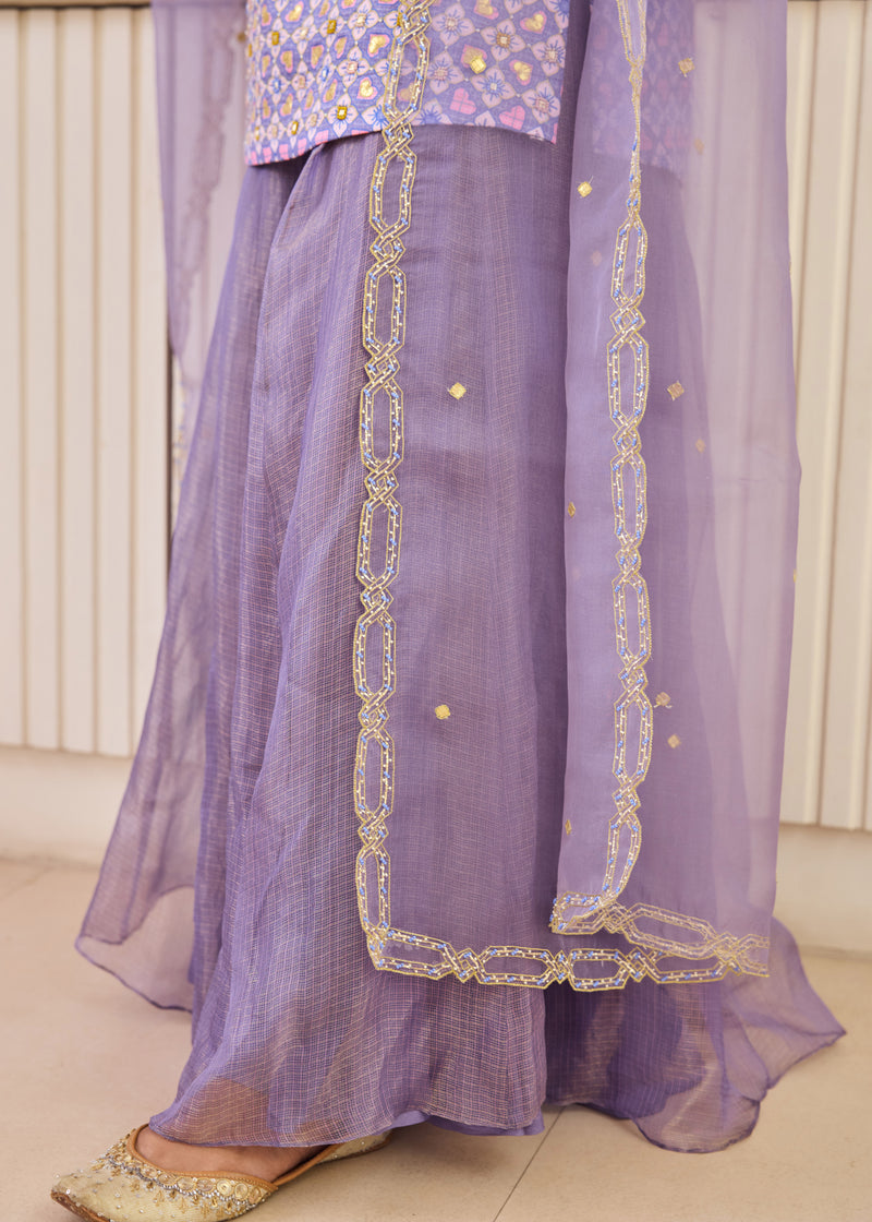 ARIA SHARARA SET - LAVENDER