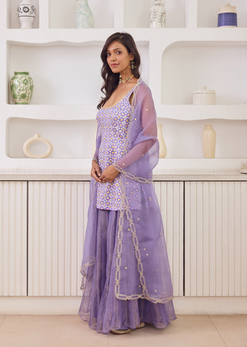 ARIA SHARARA SET - LAVENDER