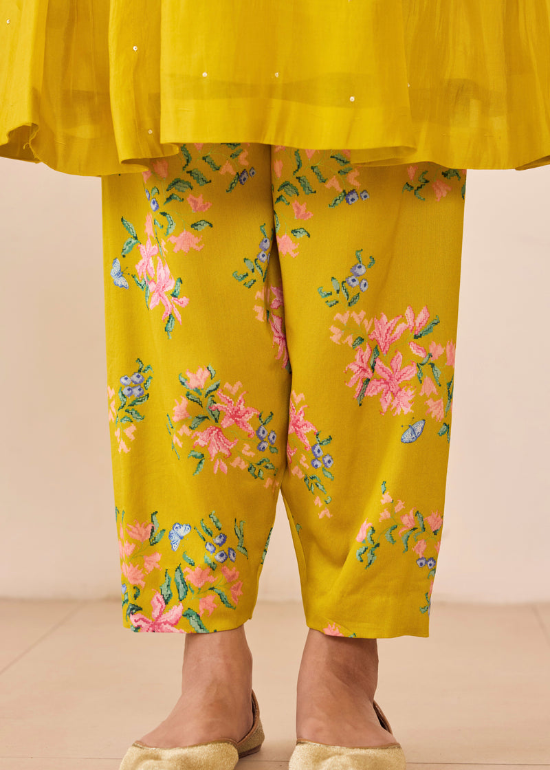 ELORA CO-ORD SET - MUSTARD YELLOW