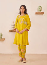 ELORA CO-ORD SET - MUSTARD YELLOW