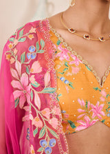 DUA LEHENGA SET - MULTICOLOUR