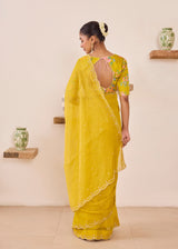 LEIA SAREE - MUSTARD YELLOW