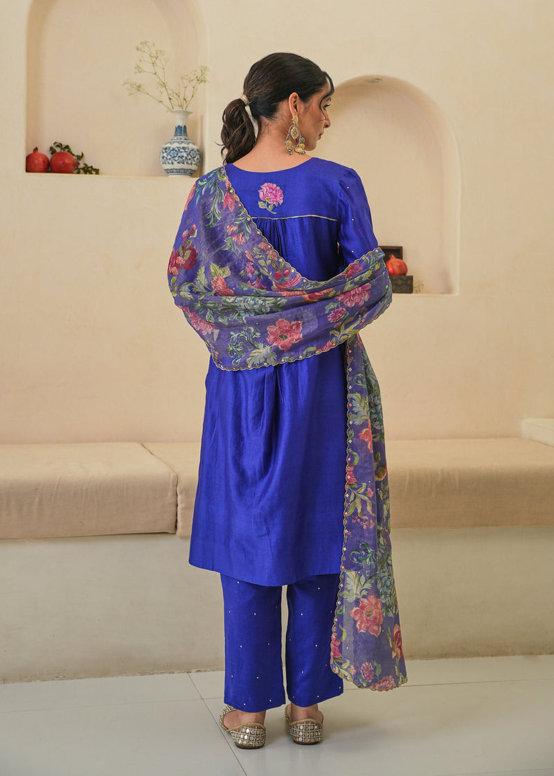 Jehan Kurta Set - Purple