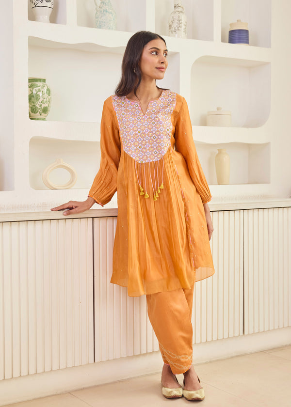 NIMARA CO-ORD SET - RUST ORANGE