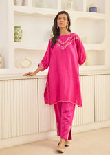 SABA KAFTAN - BERRY PINK