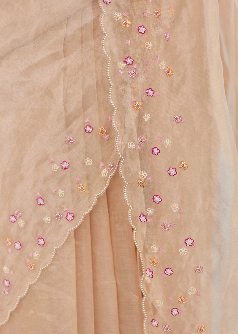 EKA SAREE - ROSE GOLD