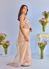 EKA SAREE NORI BLOUSE SET - ROSE GOLD