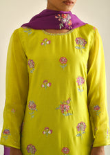 Bootah Kurta Set - Lime Green