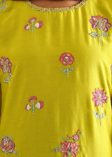 Bootah Kurta Set - Lime Green