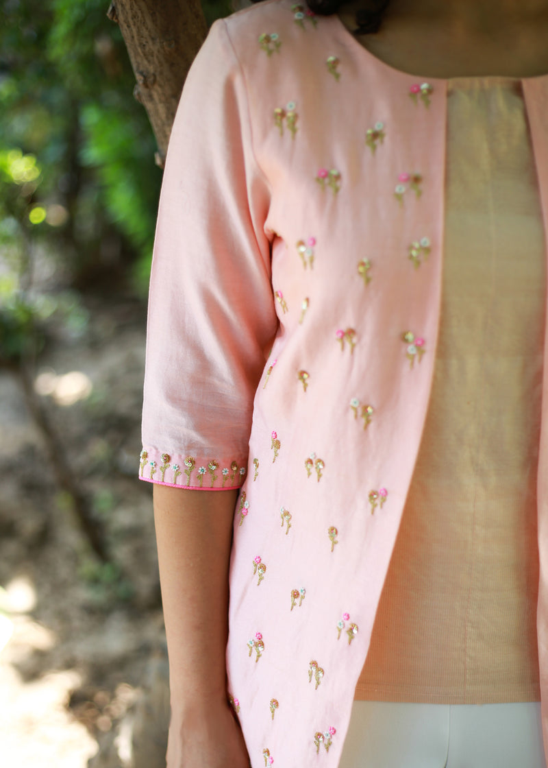 Lila Kurta - Peach