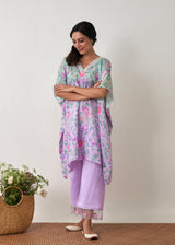 Sia Short Kaftan Set - Lavender-Sage Green