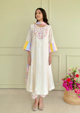 Irusu Kurta Set - Off-White