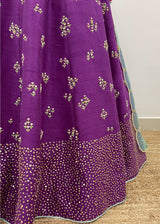 Gulaab Bageecha Lehenga Set - Jaamun