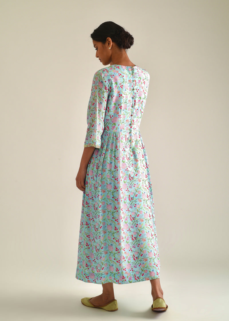 Gulaab Dress - Sky Blue