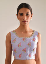 Bootah Sleeveless Blouse - Lilac