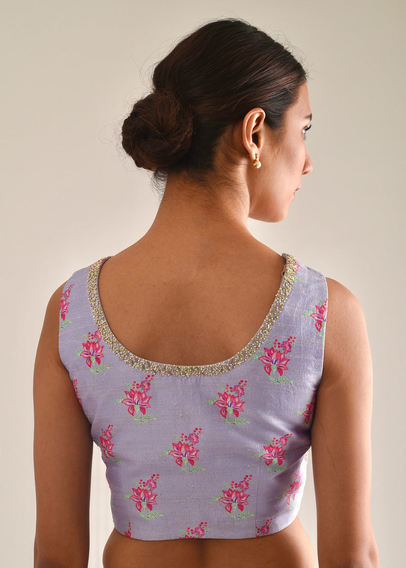 Bootah Sleeveless Blouse - Lilac